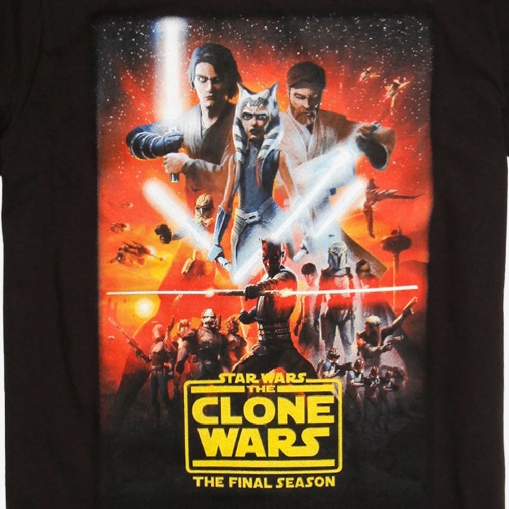 STAR WARS: THE CLONE WARS POSTER T-SHIRT